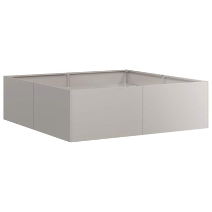 vidaXL Garden Planter Rusty 100 x 100 x 30 cm