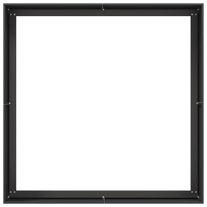 vidaXL Planter Black 100x100x40 cm Steel