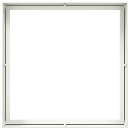 vidaXL Planter White 100x100x40 cm Steel