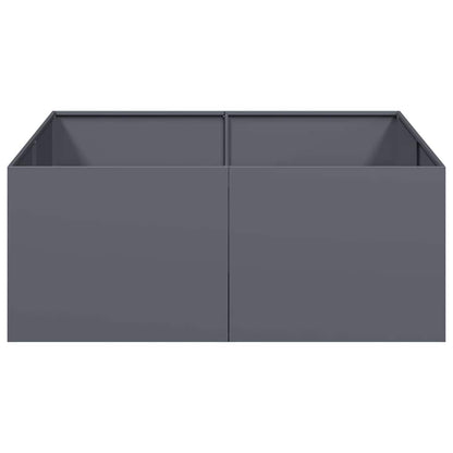 vidaXL Planter Anthracite 100x100x40 cm Steel