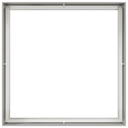 vidaXL Planter 100x100x40 cm Stainless Steel
