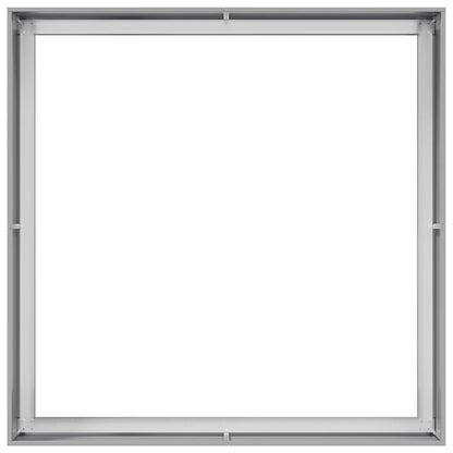 vidaXL Planter 100x100x40 cm Galvanised Steel