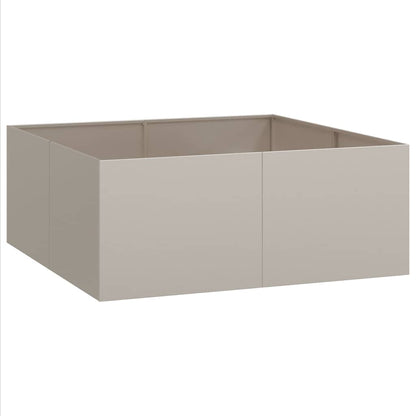vidaXL Garden Planter Rusty 100 x 100 x 40 cm