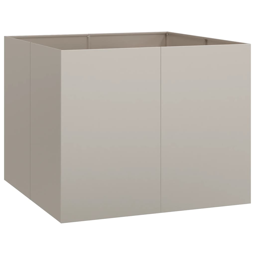 vidaXL Garden Planter Rusty 100 x 100 x 80 cm