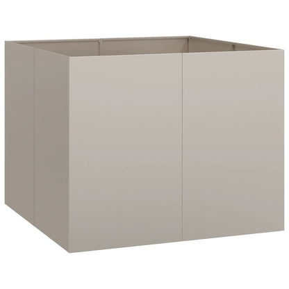 vidaXL Garden Planter Rusty 100 x 100 x 80 cm
