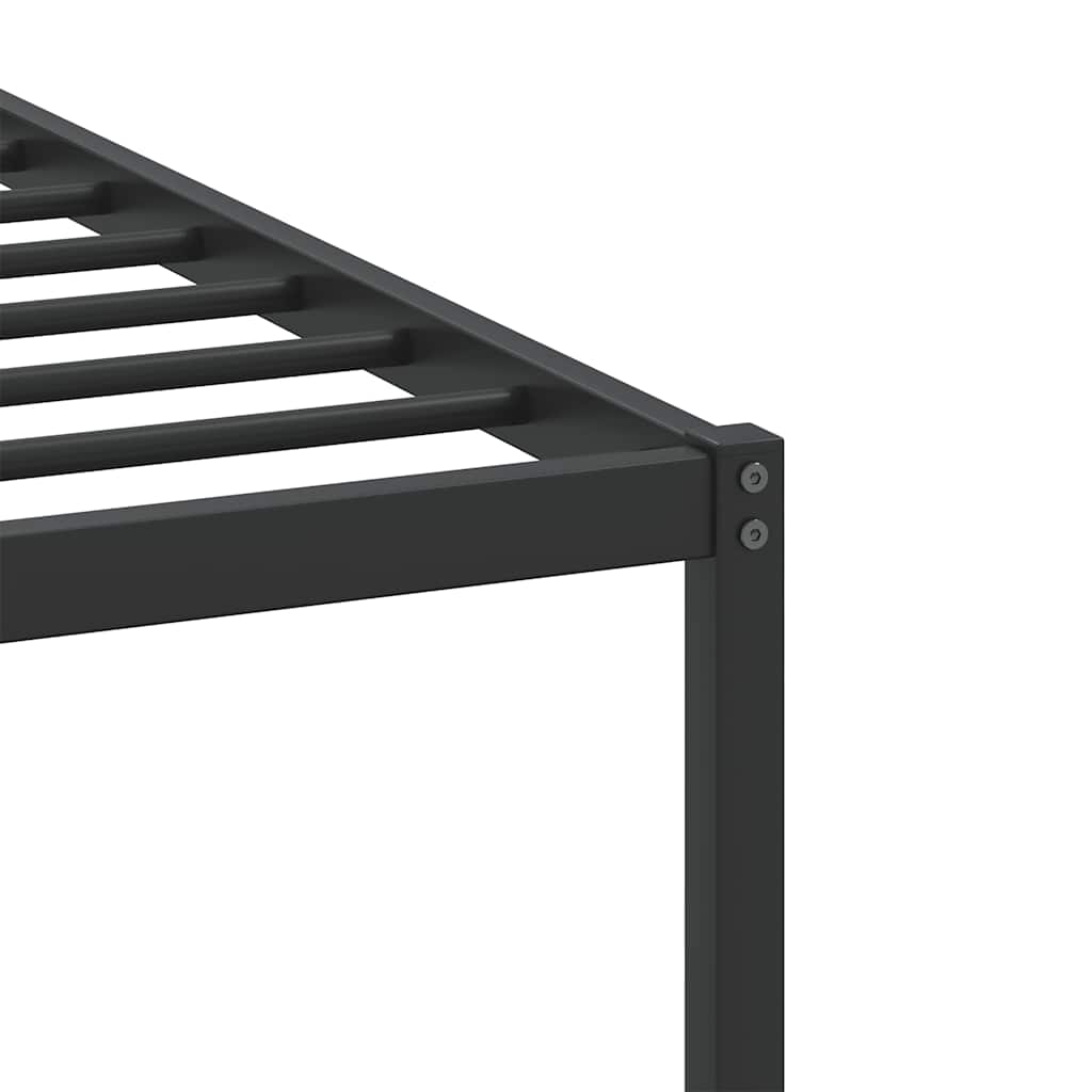vidaXL Bed Frame without Mattress Smoked Oak 80x200 cm Engineered Wood