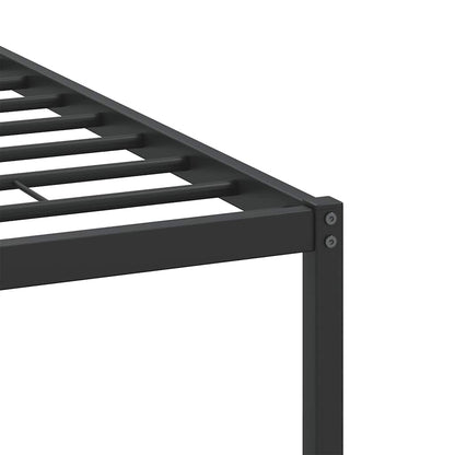 vidaXL Bed Frame without Mattress Smoked Oak 137x190 cm Engineered Wood