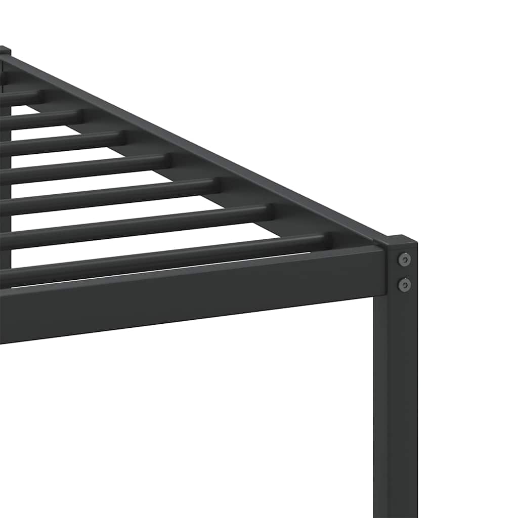 vidaXL Bed Frame without Mattress Smoked Oak 183x203 cm Engineered Wood