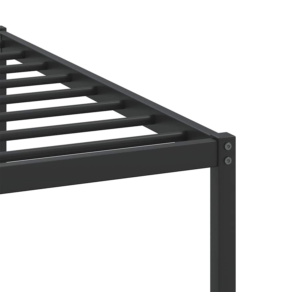 vidaXL Bed Frame without Mattress Smoked Oak 183x213 cm Engineered Wood