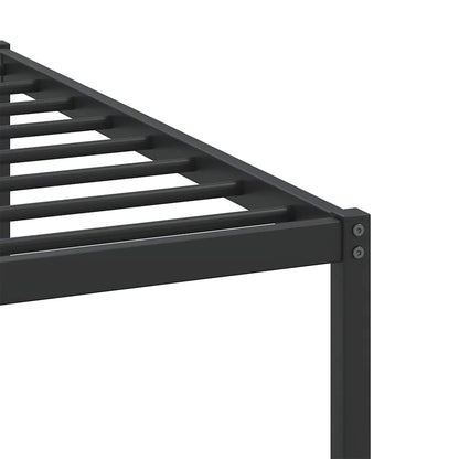 vidaXL Bed Frame without Mattress Smoked Oak 183x213 cm Engineered Wood