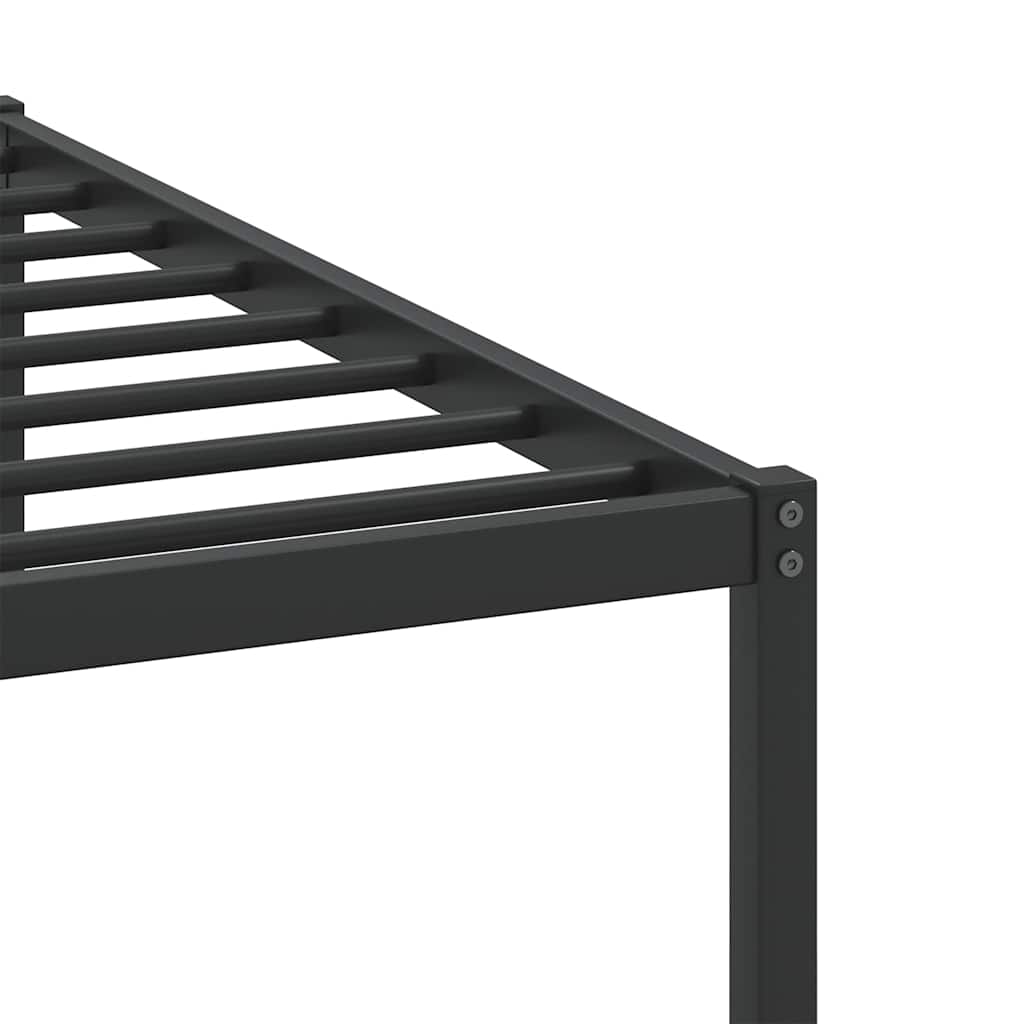 vidaXL Bed Frame without Mattress Smoked Oak 193x201 cm Engineered Wood