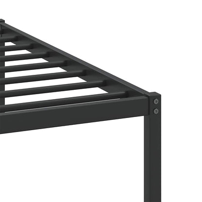 vidaXL Bed Frame without Mattress Smoked Oak 193x201 cm Engineered Wood