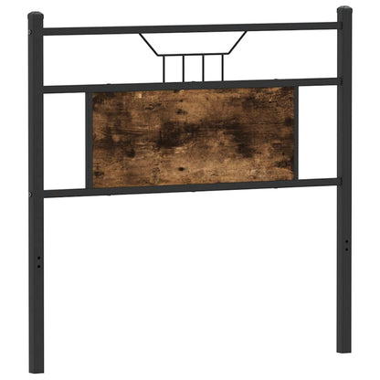 vidaXL Replace Headboard Smoked Oak 80 cm Engineered Wood and Steel