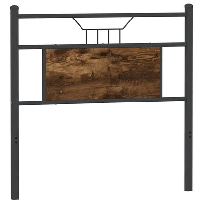 vidaXL Replace Headboard Smoked Oak 80 cm Engineered Wood and Steel