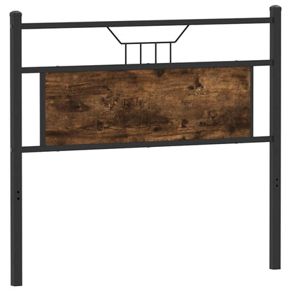 vidaXL Replace Headboard Smoked Oak 100 cm Engineered Wood and Steel