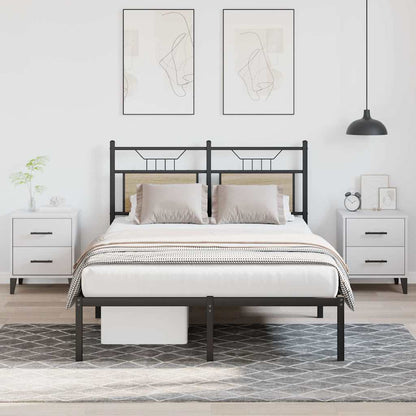 vidaXL Bed Frame without Mattress Sonoma Oak 120x200 cm Engineered Wood