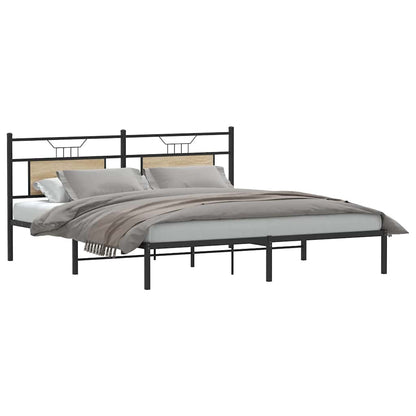 vidaXL Bed Frame without Mattress Sonoma Oak 160x200 cm Engineered Wood