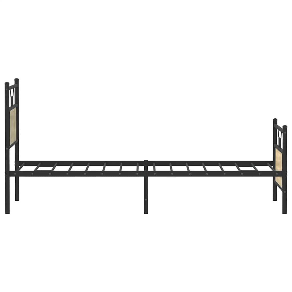 vidaXL Bed Frame without Mattress Sonoma Oak 80x200 cm Engineered Wood