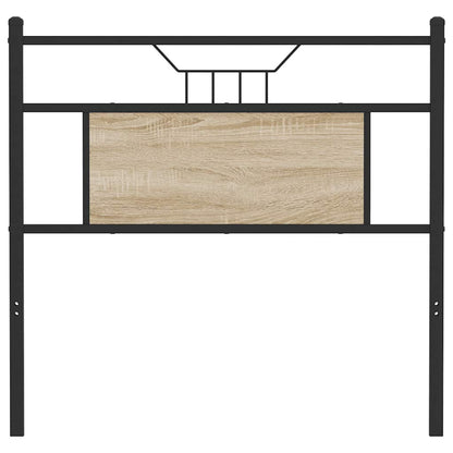 vidaXL Replace Headboard Sonoma Oak 80 cm Engineered Wood and Steel
