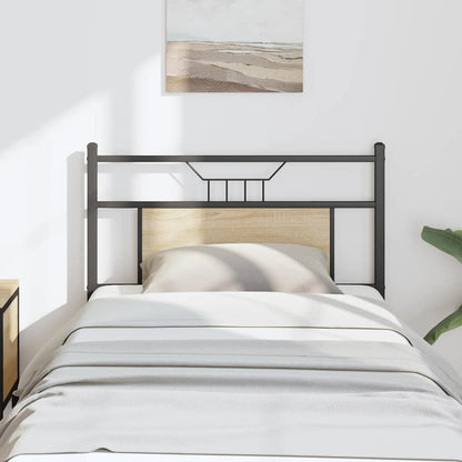 vidaXL Replace Headboard Sonoma Oak 90 cm Engineered Wood and Steel