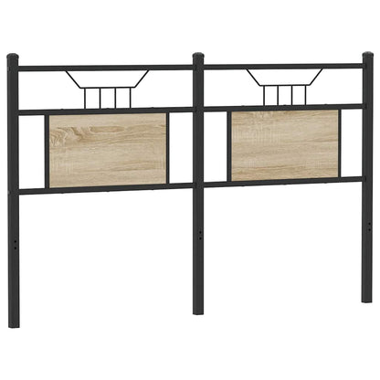 vidaXL Replace Headboard Sonoma Oak 150 cm Engineered Wood and Steel