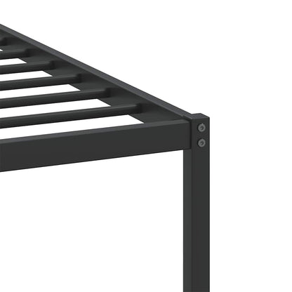 vidaXL Bed Frame without Mattress Brown Oak 75x190 cm Small Single Engineered Wood