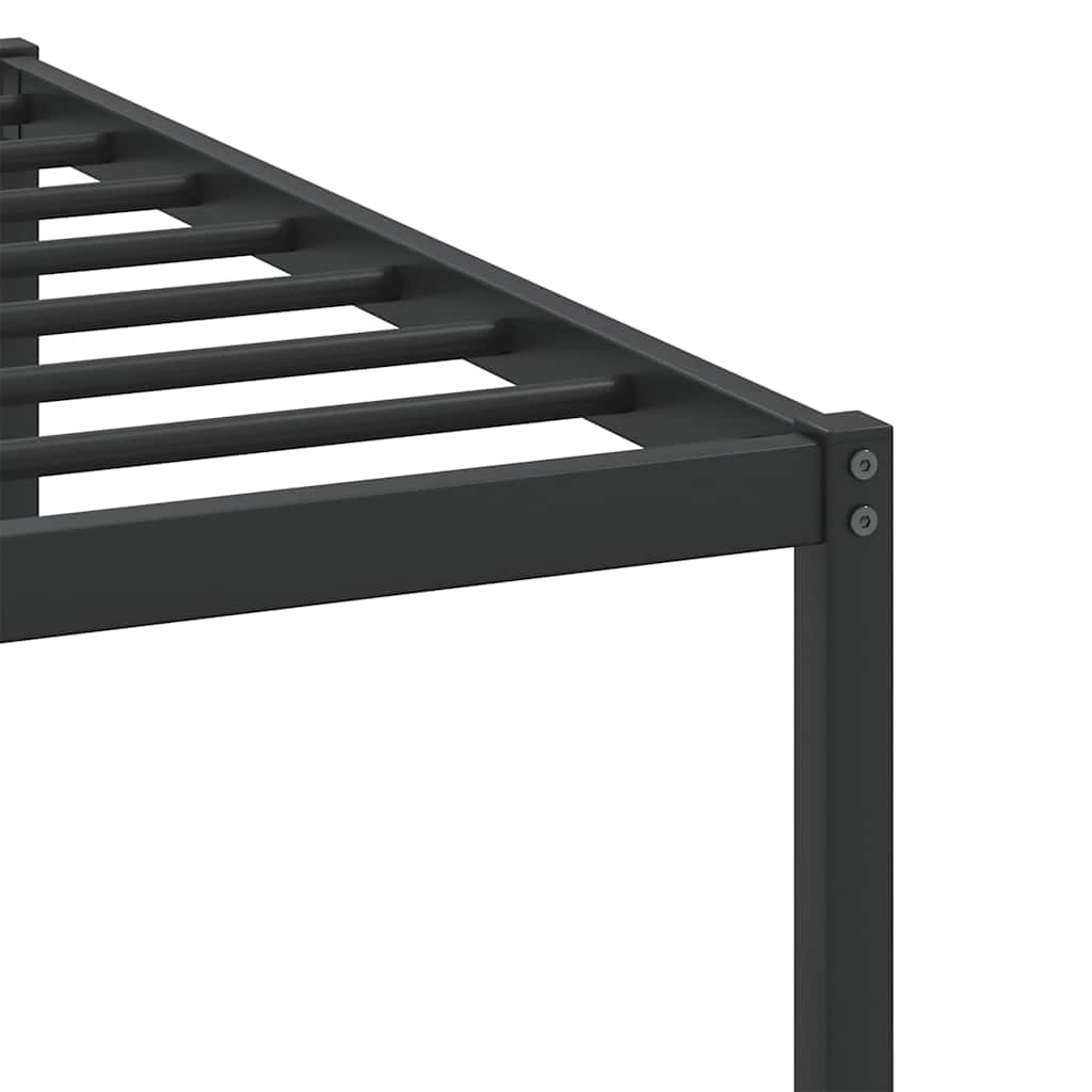 vidaXL Bed Frame without Mattress Brown Oak 100x190 cm Engineered Wood