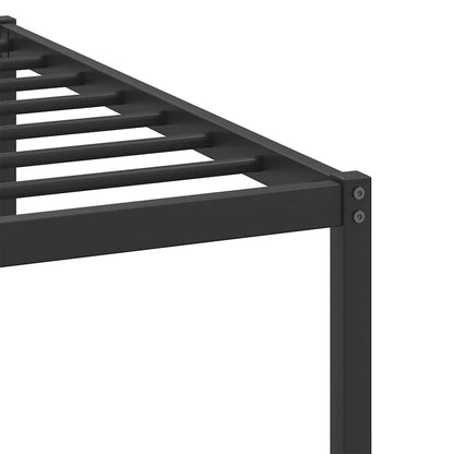 vidaXL Bed Frame without Mattress Brown Oak 100x190 cm Engineered Wood