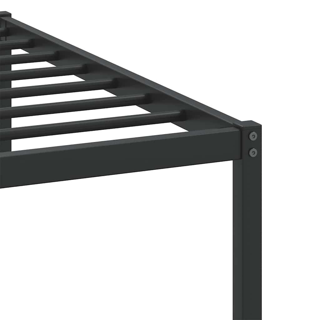 vidaXL Bed Frame without Mattress Brown Oak 107x203 cm Engineered Wood