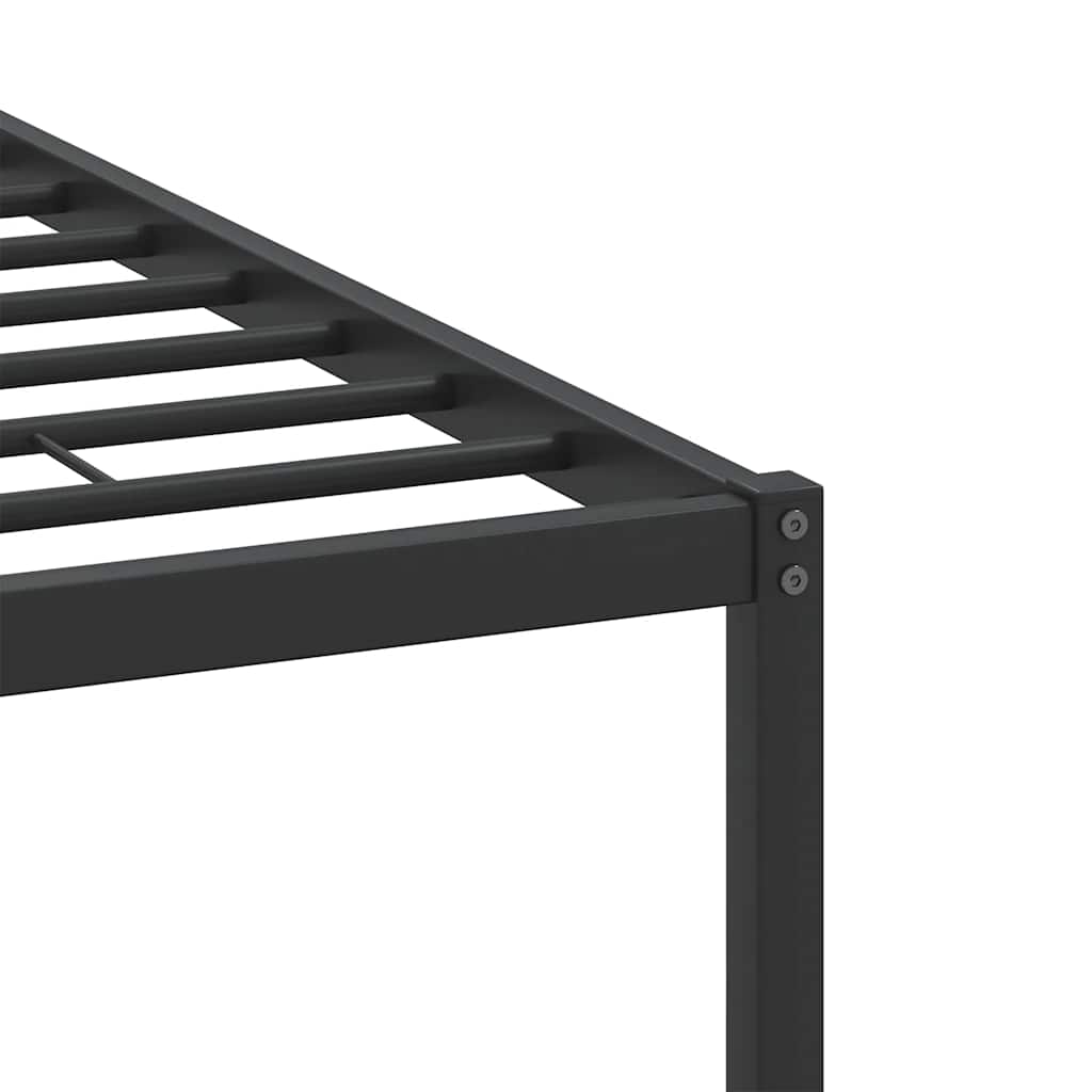 vidaXL Bed Frame without Mattress Brown Oak 140x190 cm Engineered Wood