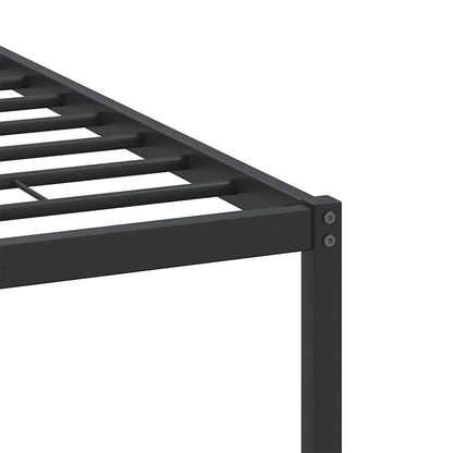 vidaXL Bed Frame without Mattress Brown Oak 140x190 cm Engineered Wood