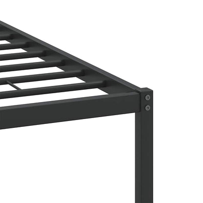 vidaXL Bed Frame without Mattress Brown Oak 140x200 cm Engineered Wood