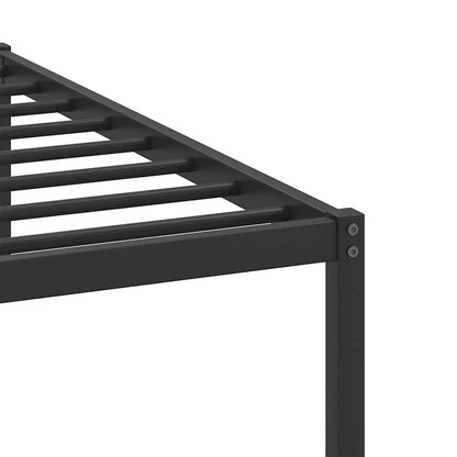 vidaXL Bed Frame without Mattress Brown Oak 193x201 cm Engineered Wood