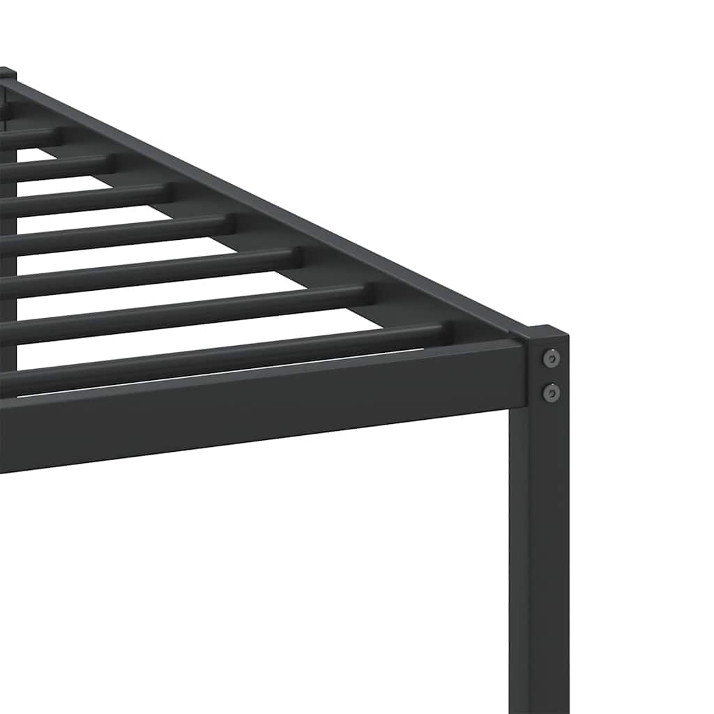 vidaXL Bed Frame without Mattress Brown Oak 200x200 cm Engineered Wood
