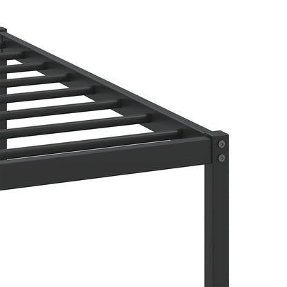 vidaXL Bed Frame without Mattress Brown Oak 200x200 cm Engineered Wood