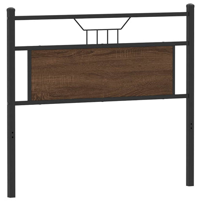 vidaXL Replace Headboard Brown Oak 107 cm Engineered Wood and Steel