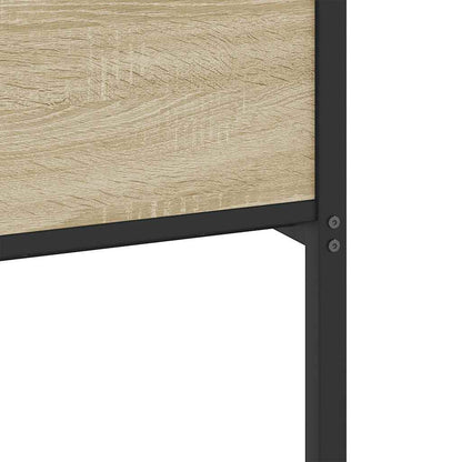 vidaXL Bed Frame without Mattress Sonoma Oak 120x190 cm Small Double Engineered Wood