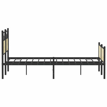 vidaXL Bed Frame without Mattress Sonoma Oak 137x190 cm Engineered Wood