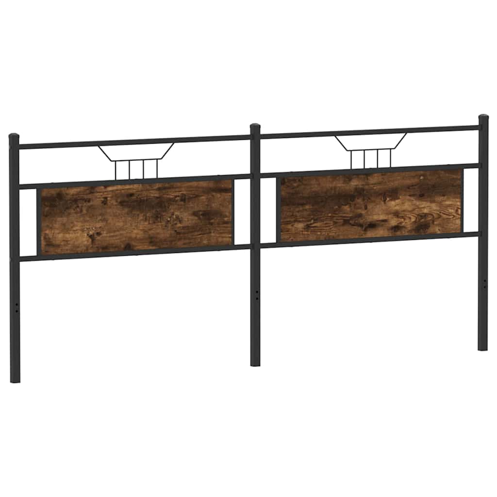 vidaXL Bed Frame without Mattress Brown Oak 100x190 cm Engineered Wood