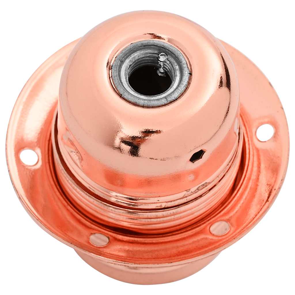 vidaXL Lamp Holders 2 pcs Rose Gold E27