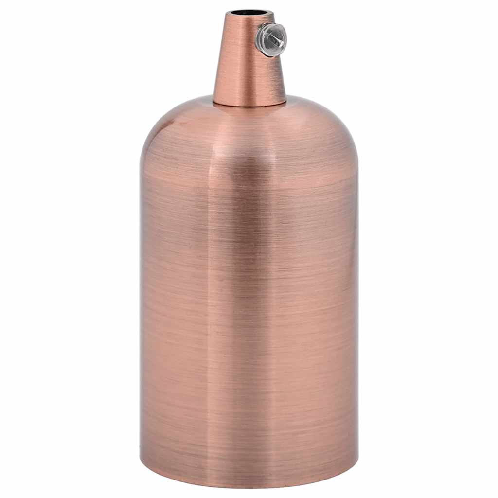 vidaXL Lamp Holders 2 pcs Red Bronze E27