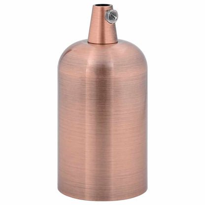 vidaXL Lamp Holders 2 pcs Red Bronze E27