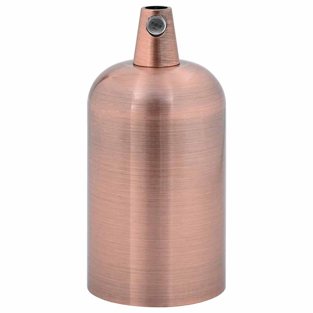 vidaXL Lamp Holders 2 pcs Red Bronze E27