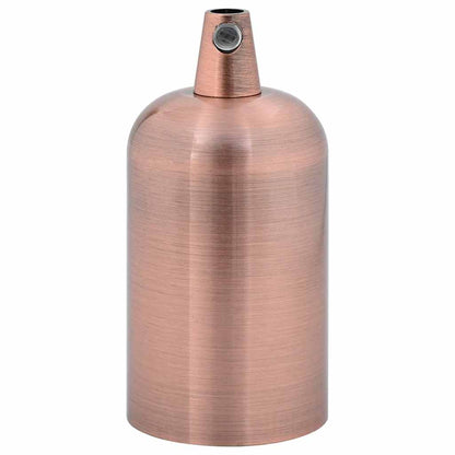 vidaXL Lamp Holders 2 pcs Red Bronze E27
