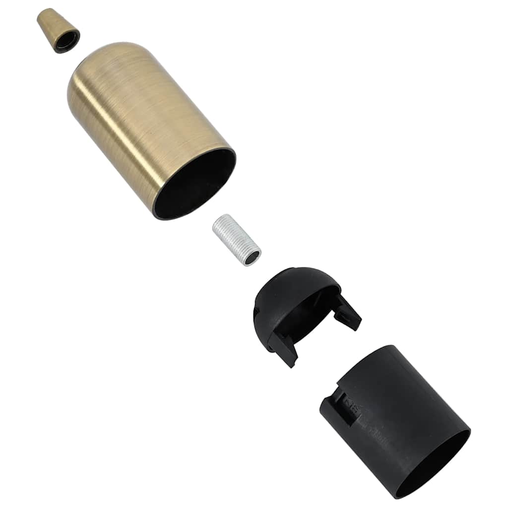 vidaXL Lamp Holders 2 pcs Bronze E27