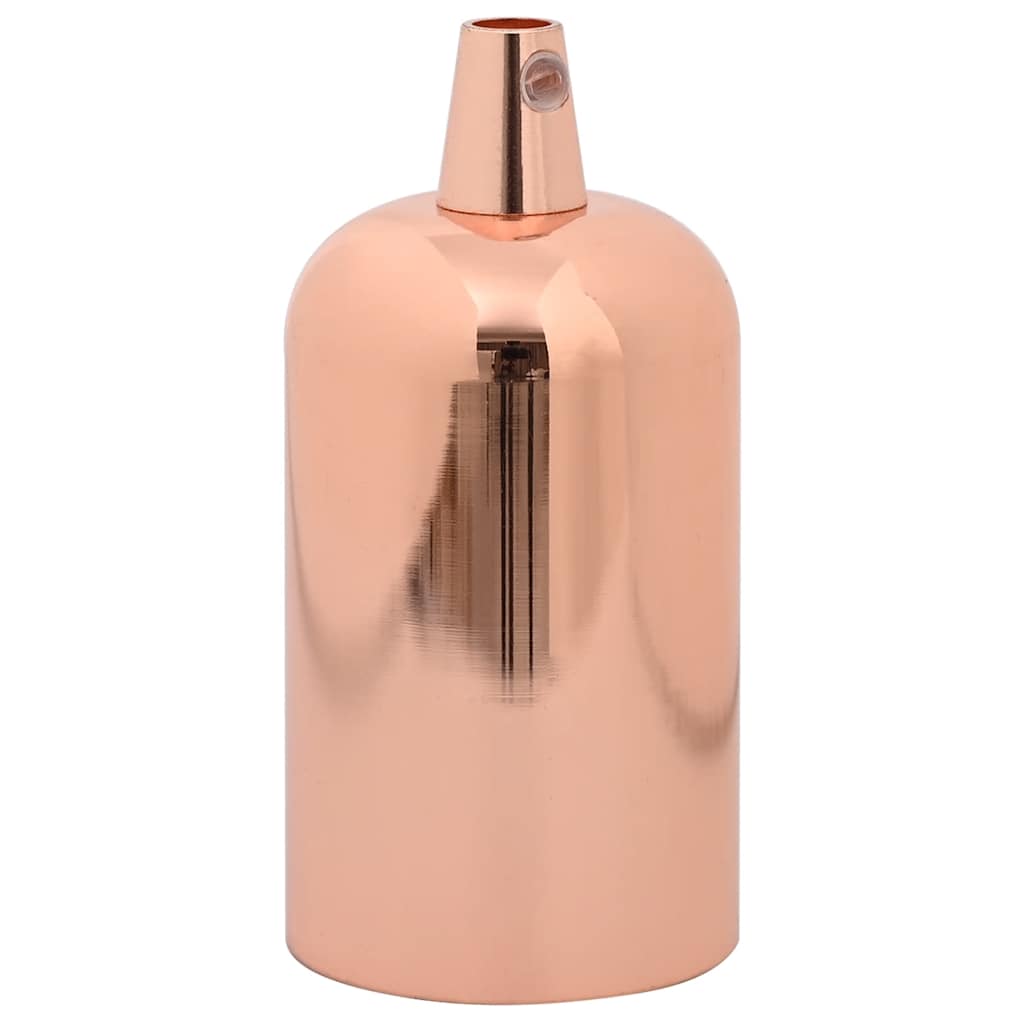 vidaXL Lamp Holders 2 pcs Rose Gold E27