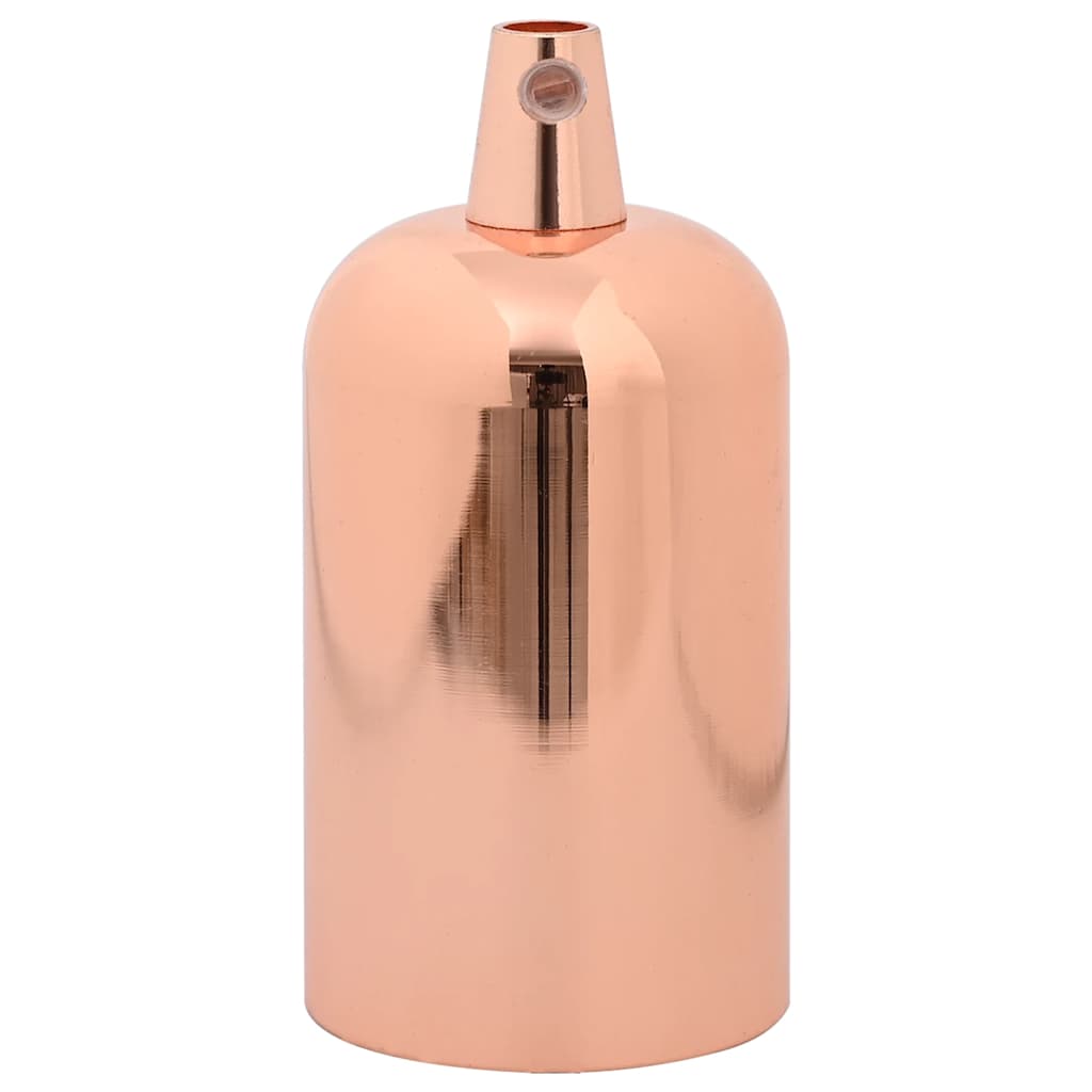 vidaXL Lamp Holders 2 pcs Rose Gold E27