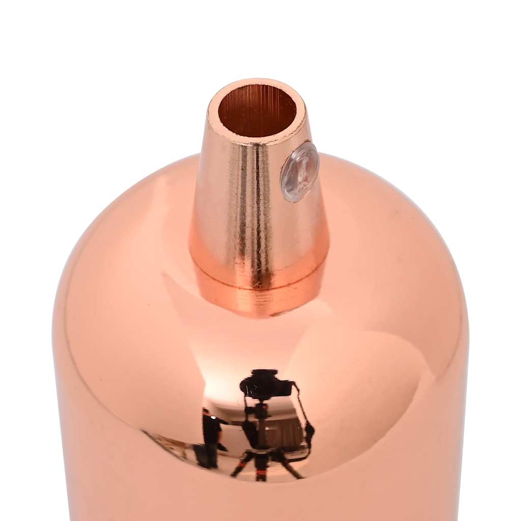 vidaXL Lamp Holders 2 pcs Rose Gold E27