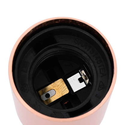vidaXL Lamp Holders 2 pcs Rose Gold E27