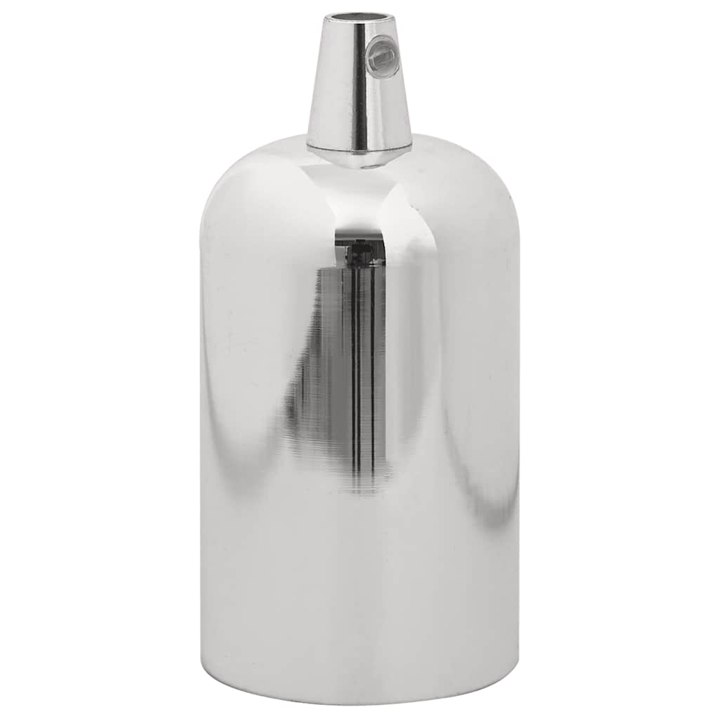 vidaXL Lamp Holders 2 pcs Satin Nickel E27